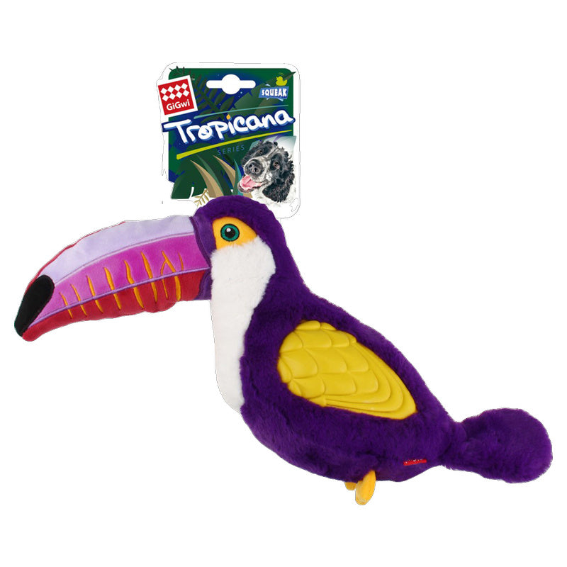 Gigwi Tropicana Toucan Dog Toy
