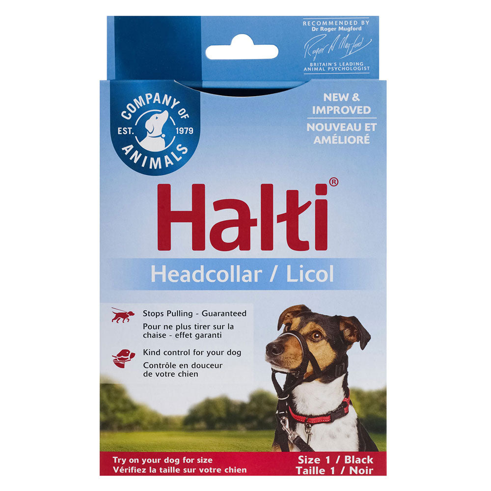 Halti Dog Head Collar(黒)