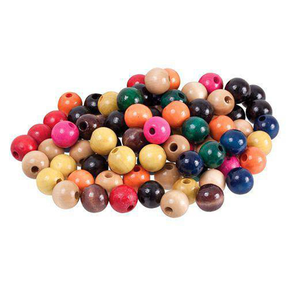 Round Wooden Beads 16mm 100pk