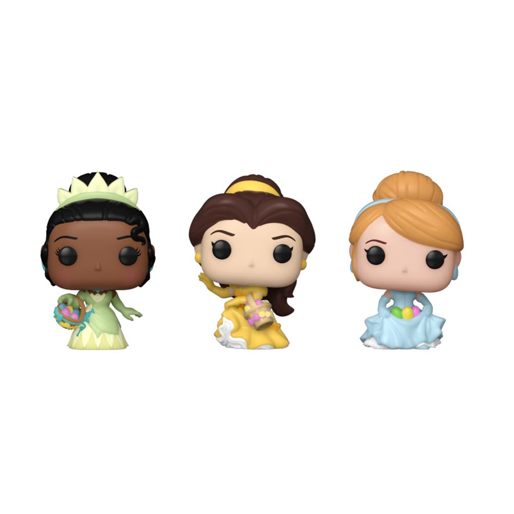 Disney Cinderella, Belle, Tiana Carrot Pocket Pop! 3-Pack