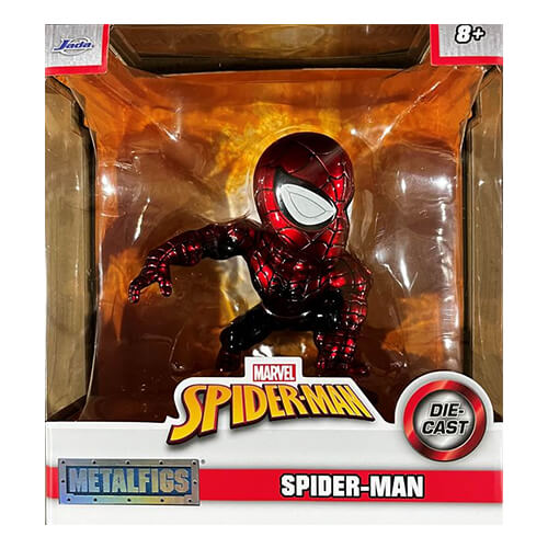 Spider-Man Rot/Schwarz 4" Metalle
