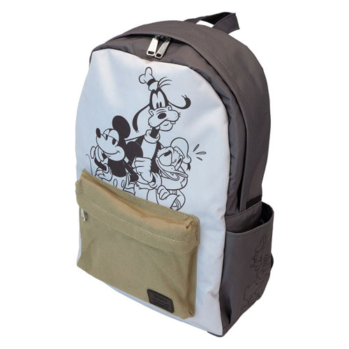 Mickey & Friends Canvas & Nylon Full-Size Backpack