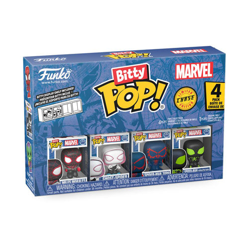Spider-Man Miles Morales Bitty Pop! 4-Pack