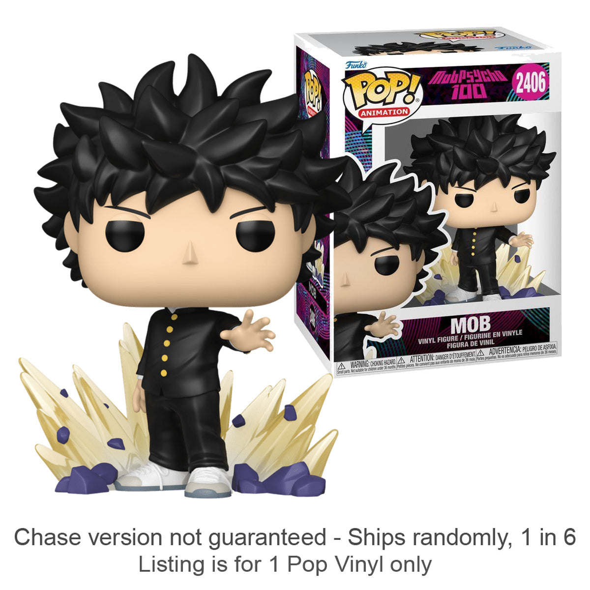 Mob Pyscho 100 Mob Pop! Vinyl (Chase Ships 1 in 6)