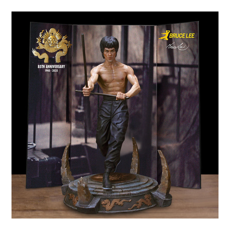 Bruce Lee "Kali Sticks Fight" Deluxe Basement Version 30cm Statue