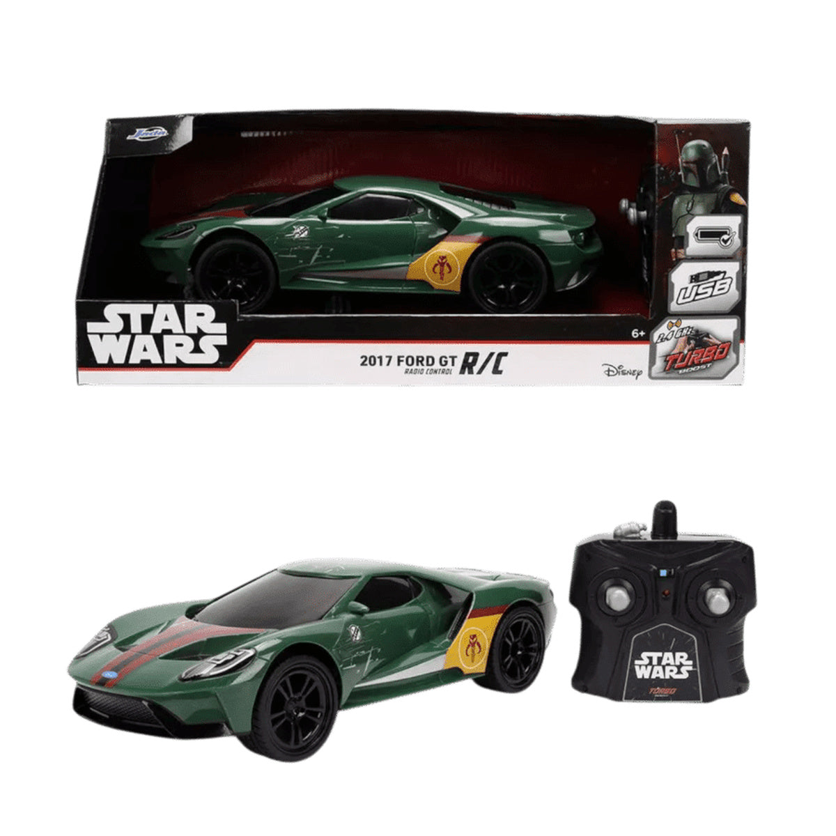 Star Wars 1:16 2017 Ford GT (Boba Fett) Remote Control Car