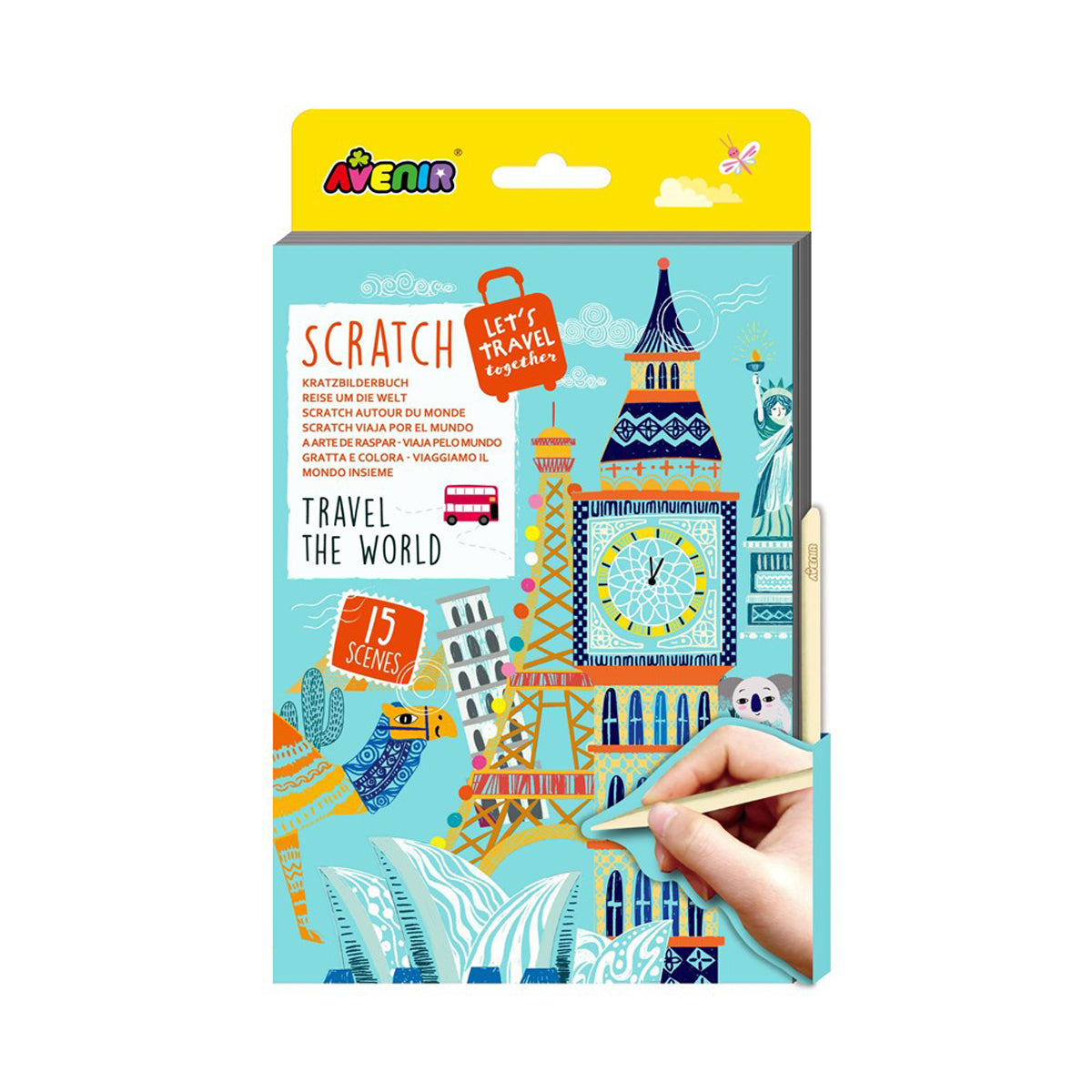 Avenir A5 Scratch Book