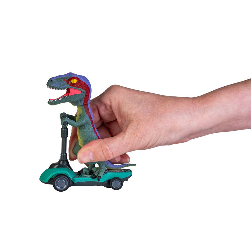Pull Back Dinosaur Scooter Toy