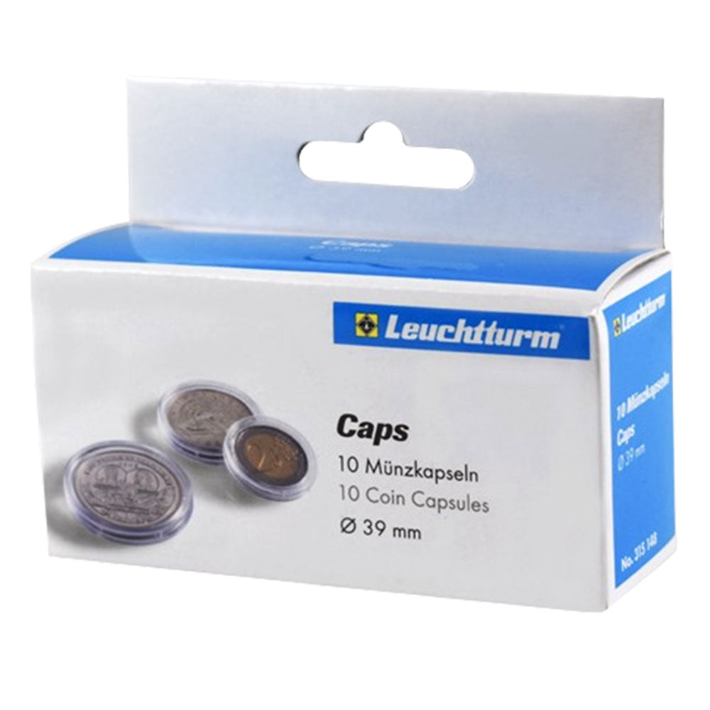 Leuchtturm Coin Capsules 10pk(サイズ30-39から)