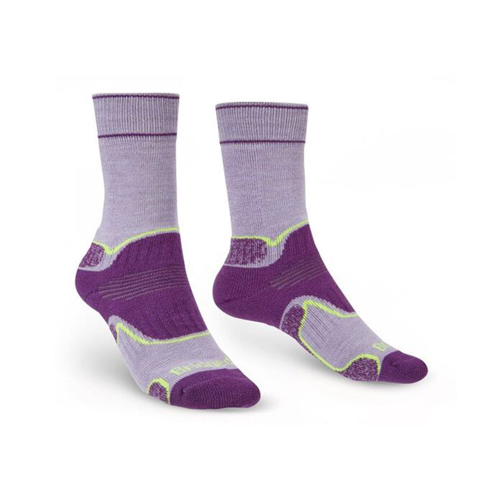 Dameswandeling Midweight Performance Socks (Lilac)