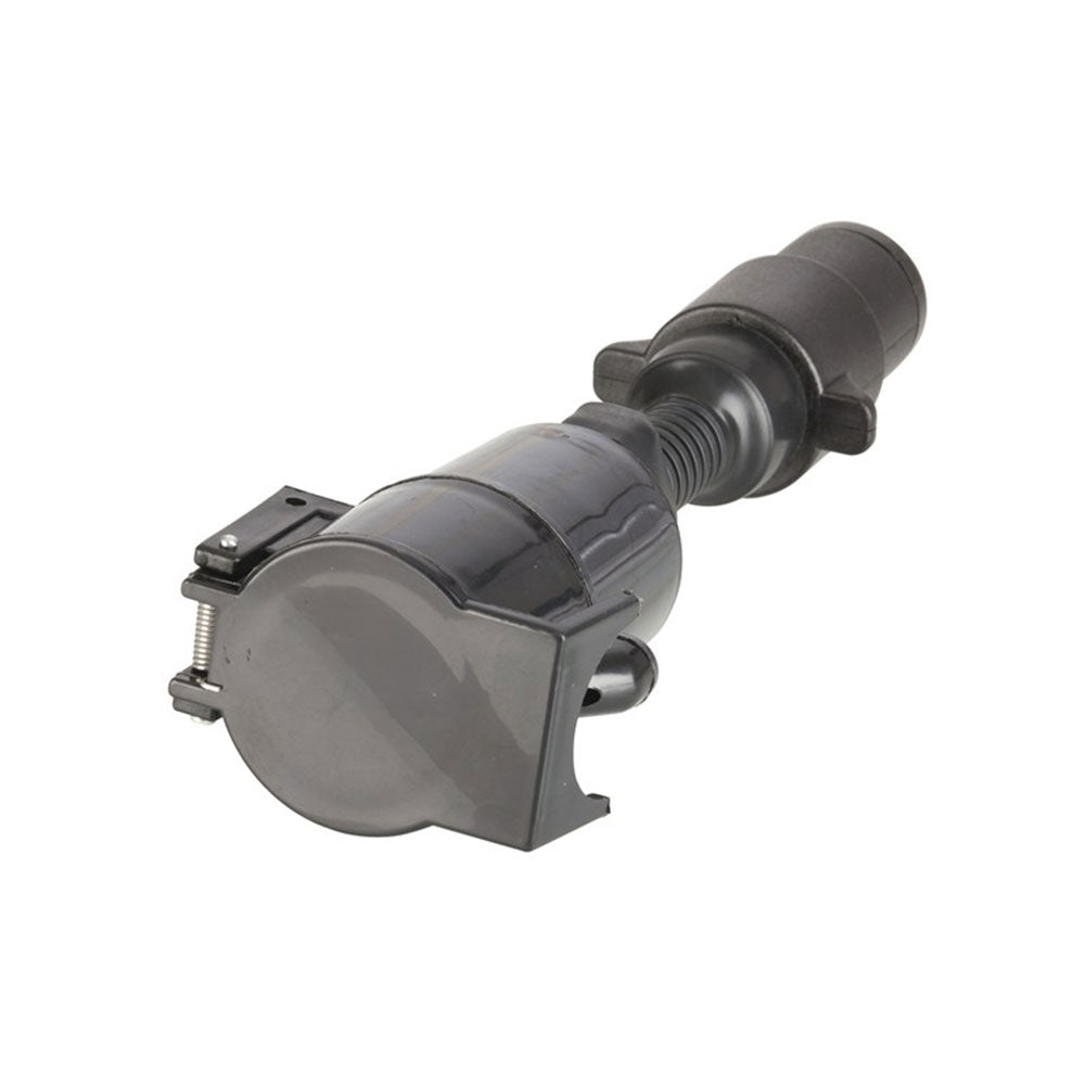 Anhängeradapter 7-poliger Rundstecker auf Rundsteckdose