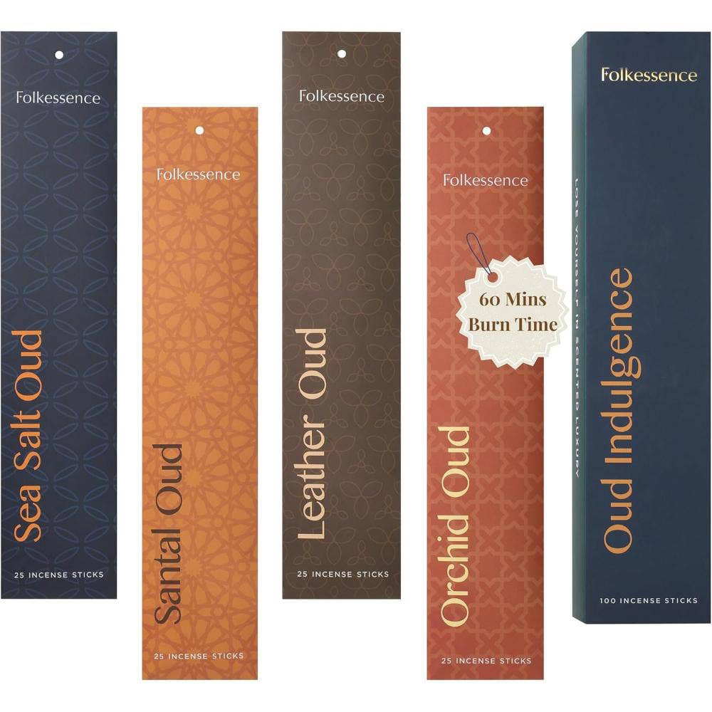 Oud Indulgence 100 Incense Sticks Gift Pack