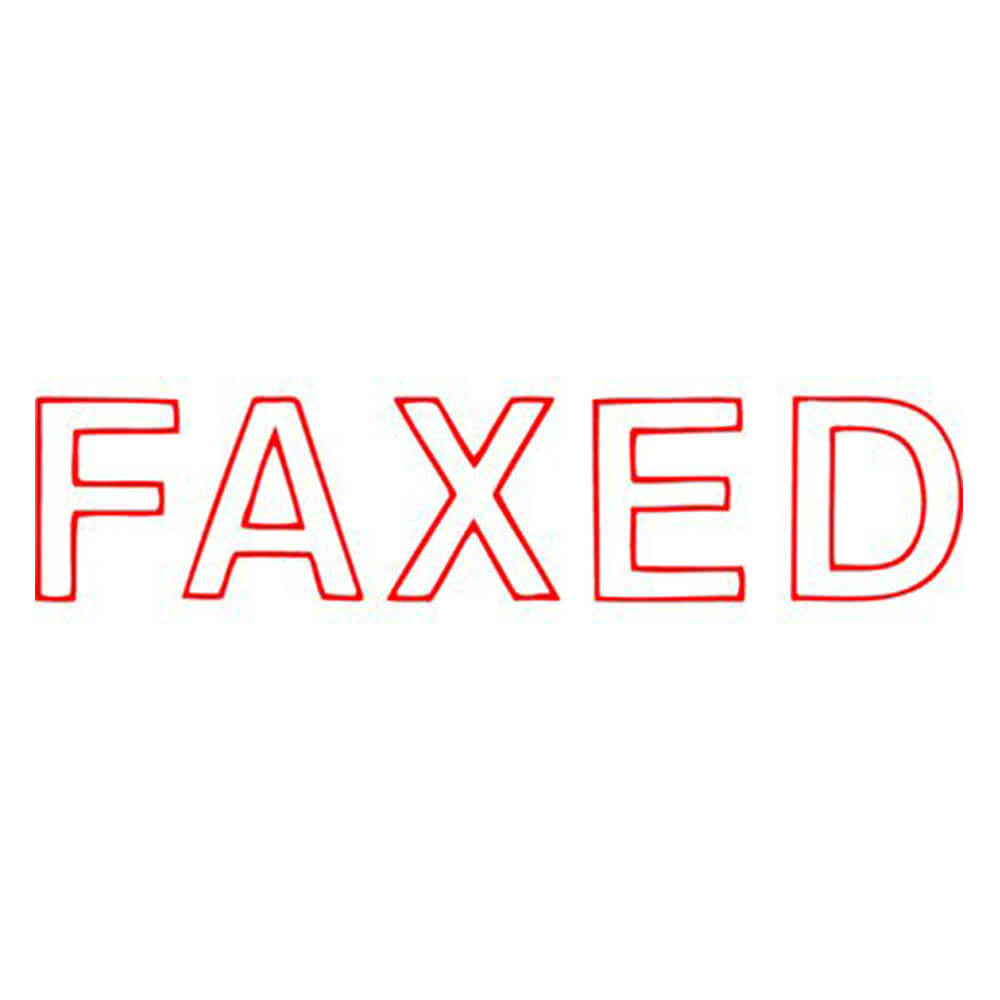 Selbstfärbender Nachrichtenstempel von X-Stamper