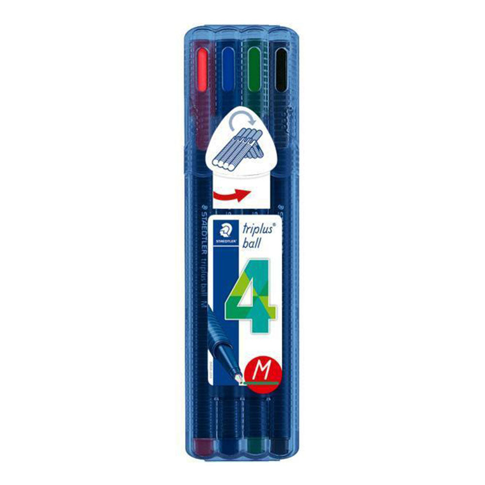 Staedtler Triplusボールペン(4パック)