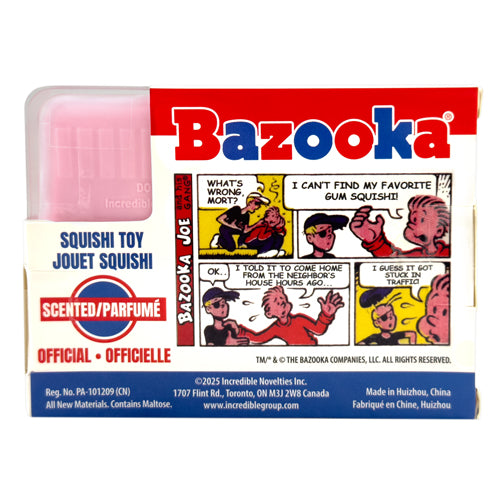 Incredible Group Bazooka Joe Gum Squishi
