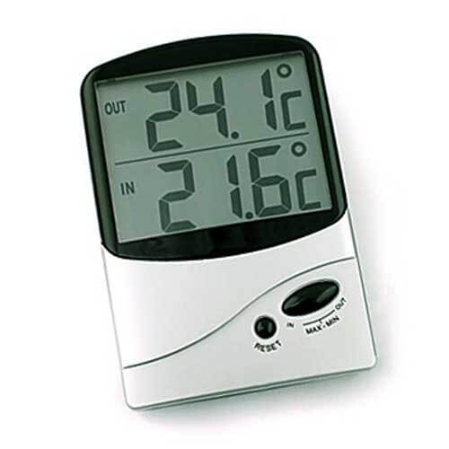 Jumbo Display Inside & Outside Thermometer