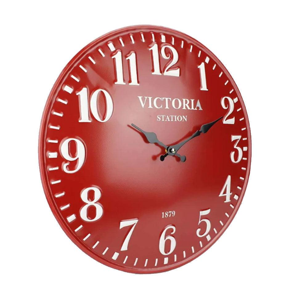 ダイプレートメタルウォールクロック(ステップモード)