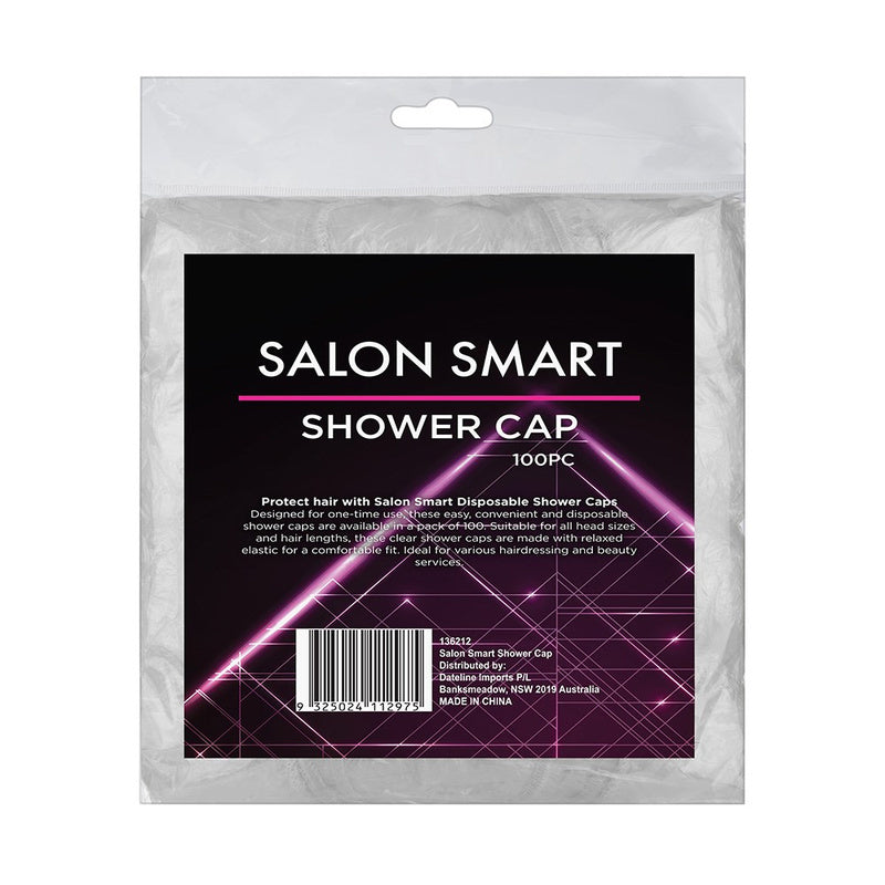 Salon Smart Disposable Shower Cap 100pk