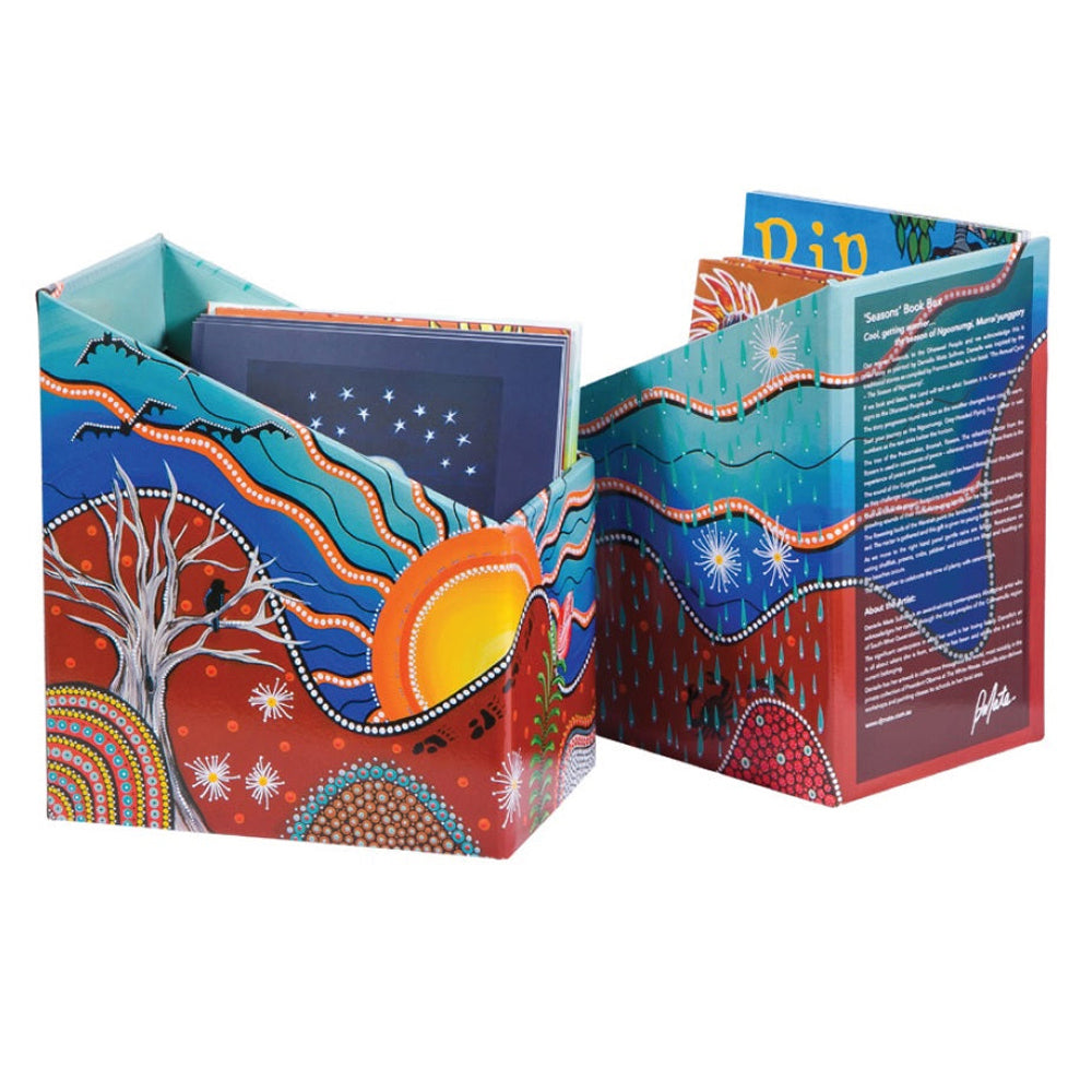 Seasons Book Box Storage (Pack of 5)