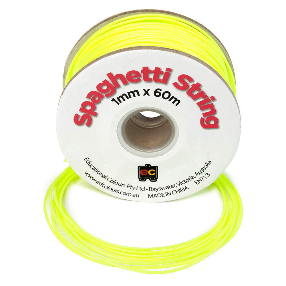 Educational Colours Spaghetti String 6cm