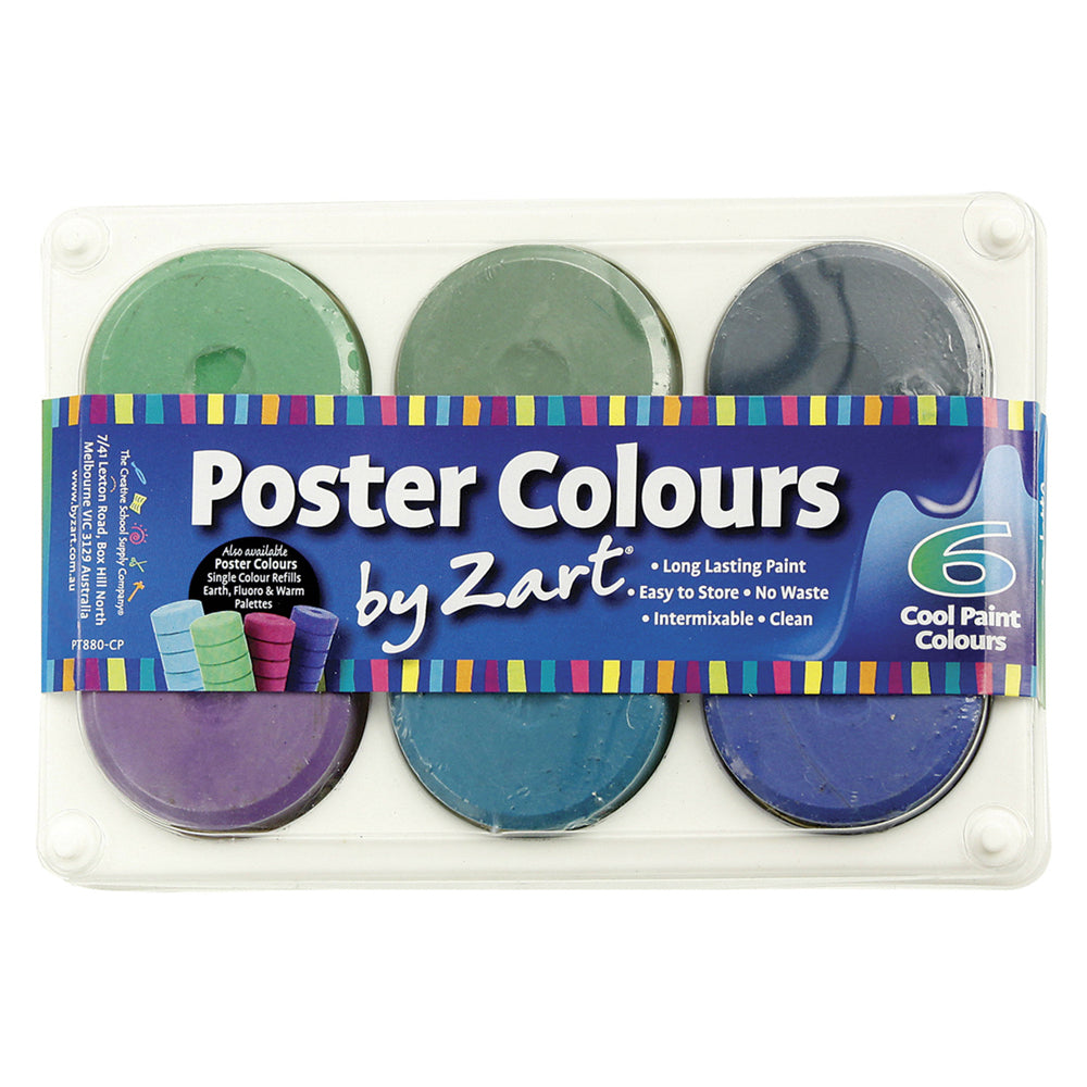 Zart Poster Colours 6pk
