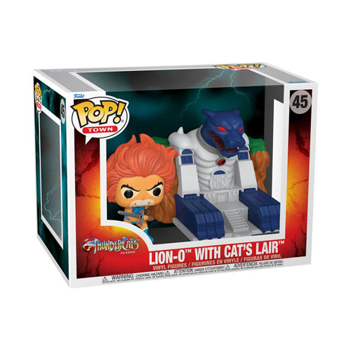 Thundercats Lion-O with Cat's Lair Pop! Town