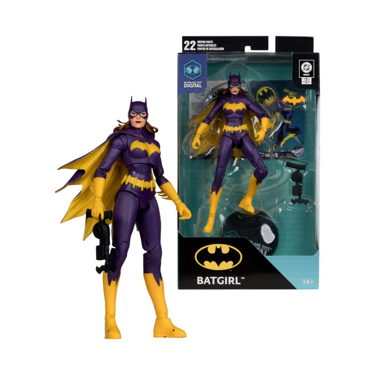 DC Comics Batgirl (Purple Costume) Digital 7" Figure