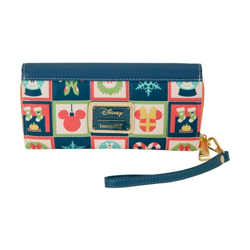 Disney Mickey & Minnie Holiday Flap Wallet