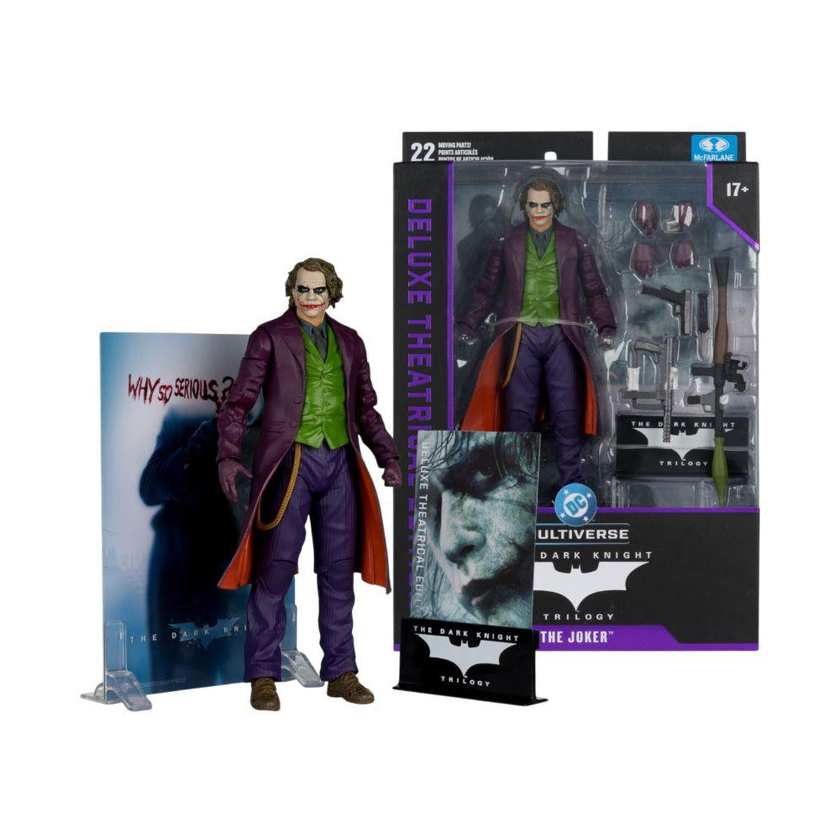 Batman Dark Knight The Joker 7" Deluxe Figure