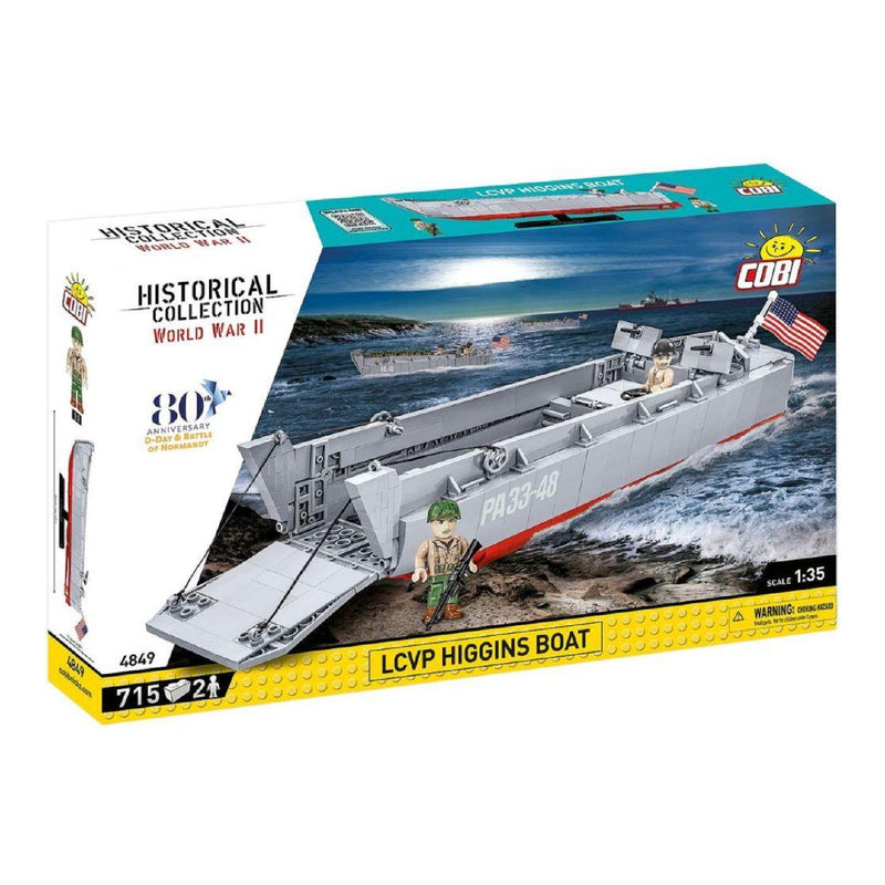 World War 2 LCVP Higgins Boat (715 Piece Kit)