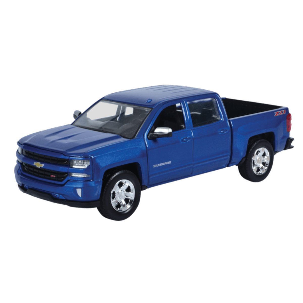 1:24 2017 Chevy Silverado 1500Lt Z71 Crew Cab (Blue)