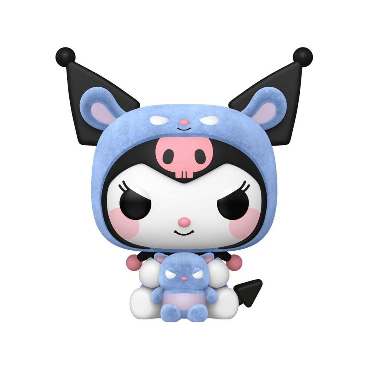 Hello Kitty Kuromi as Baku Flocked Pop! Vinyl