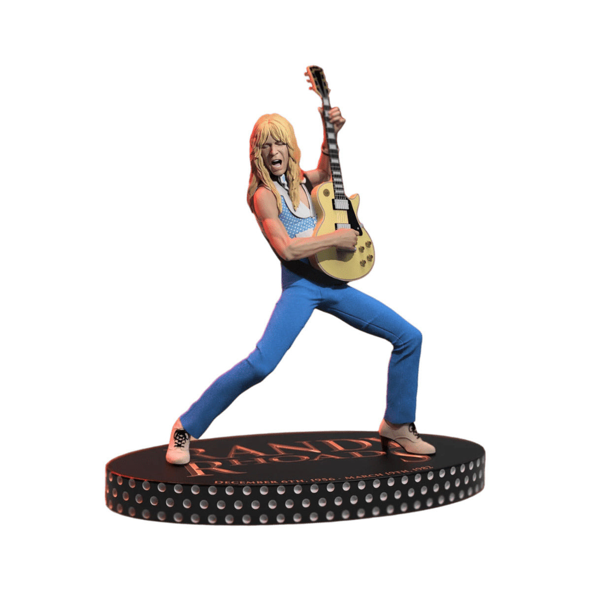 Randy Rhoads 4 Early Years Blue Version Rock Iconz Statue