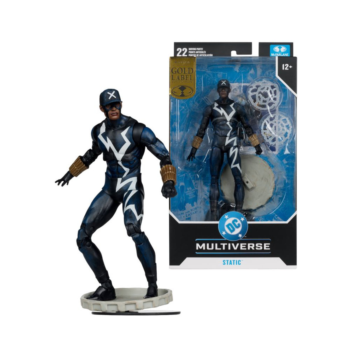 DC Multiverse Static (Trial by Fire) 7" Gold Label Figure