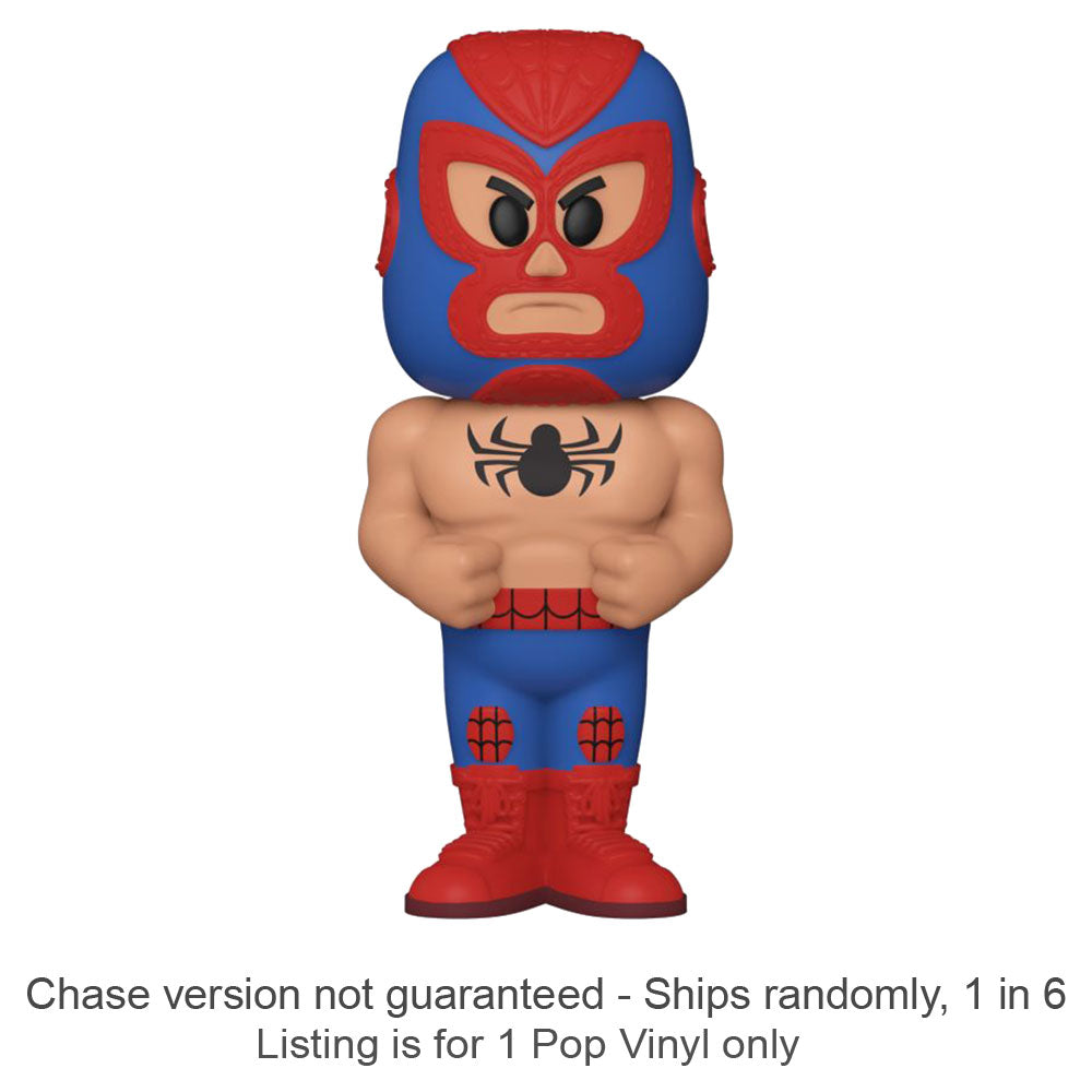 Spider-Man Luchadore Vinyl Soda Chase Ships 1 in 6