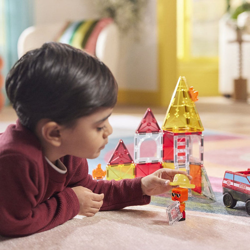 MAGNA-TILES Fire Rescue 27-Piece Set