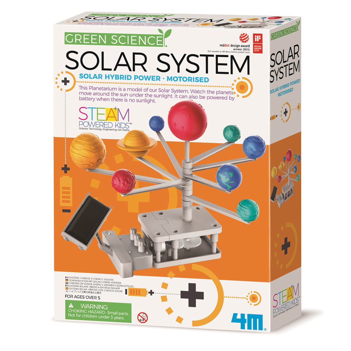 4M Green Science Solar System Toy Kit