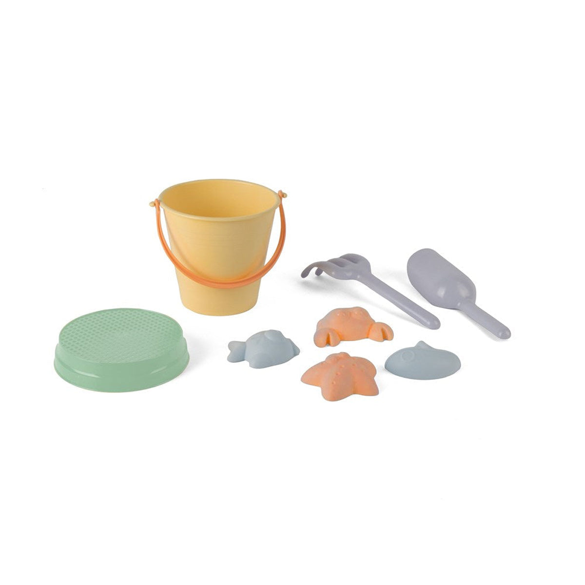 Dantoy Pastel Recycled Bucket Set with Net