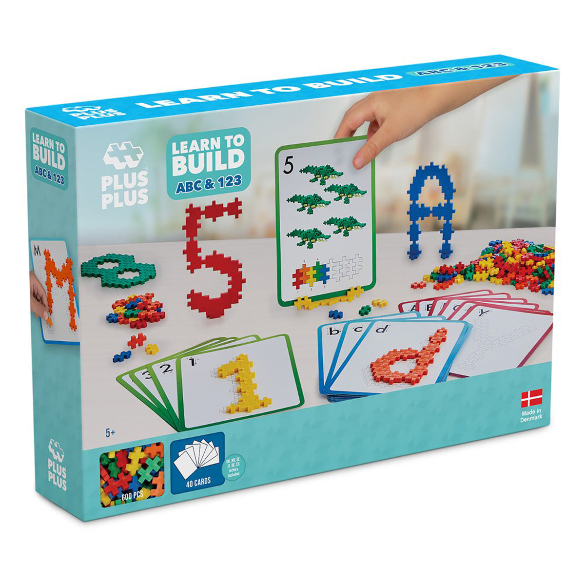 Plus-Plus Learn to Build ABC & 123 Building Blocks