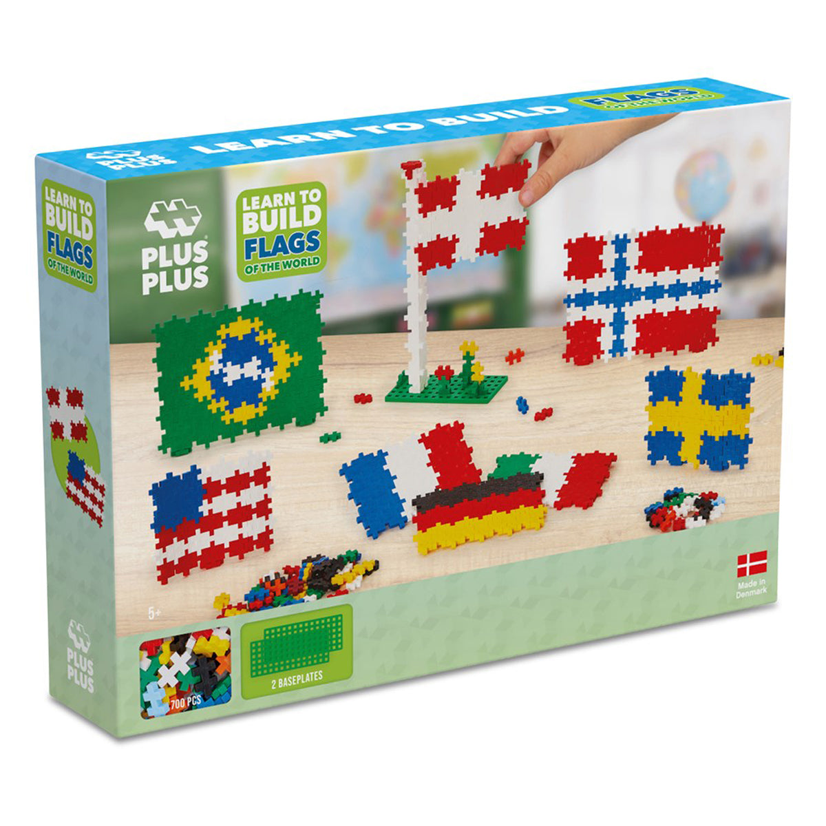 Plus-Plus Learn to Build Flags of the World Building Blocks 700pcs