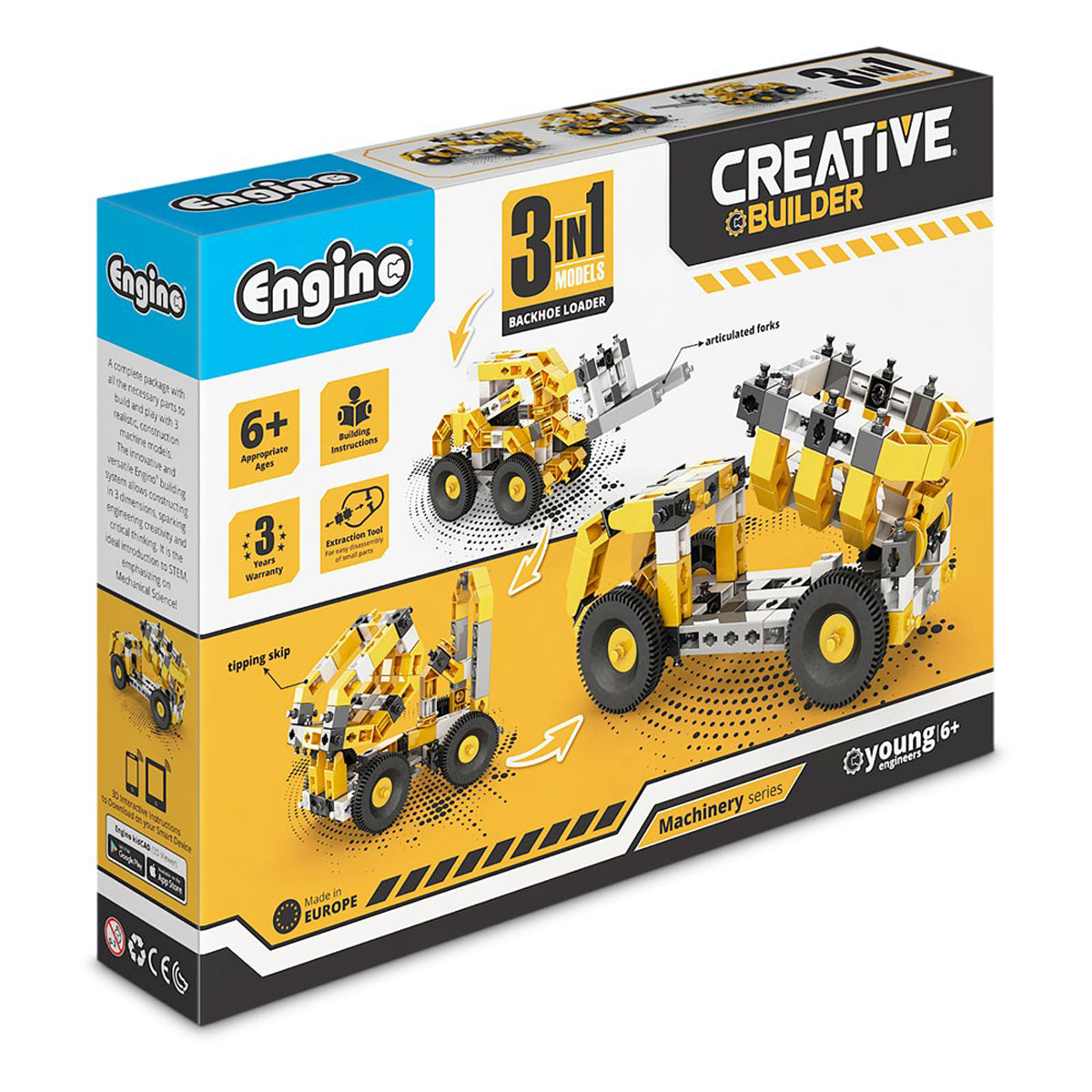 Engino Creative Builder Machinery Set
