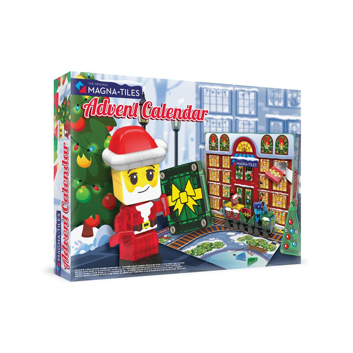MAGNA-TILES microMAGS Advent Calendar 34-Piece Set