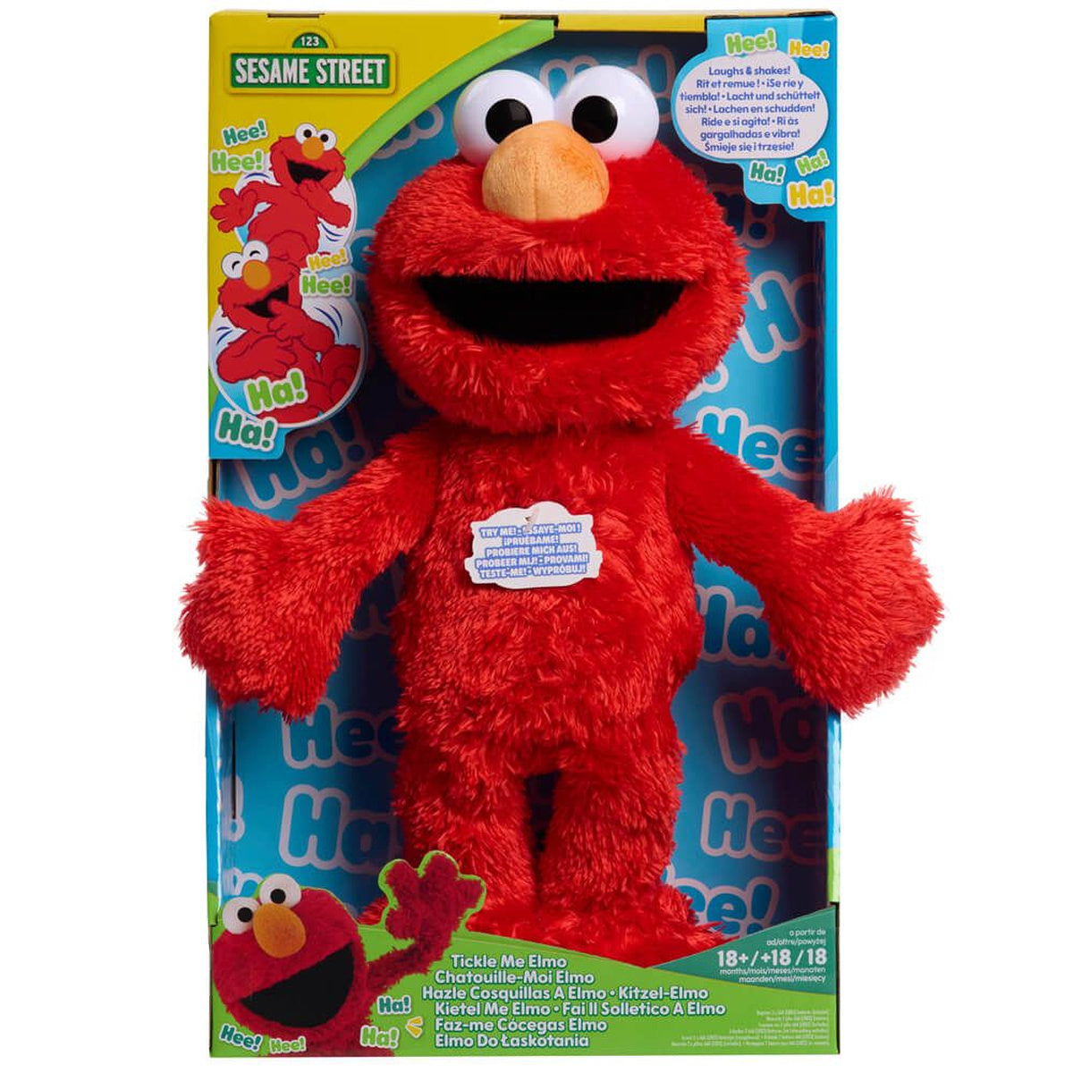 Animated Tickle Me Elmo Plush