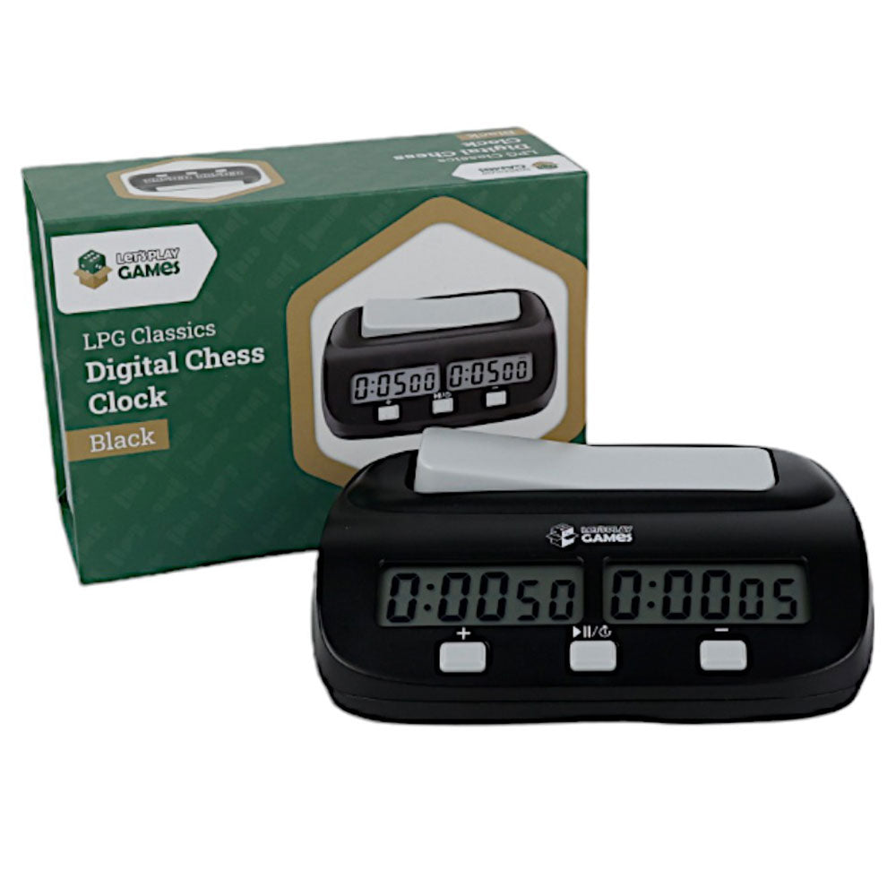 LPG Essentials Electronic Chess Clock (Black)
