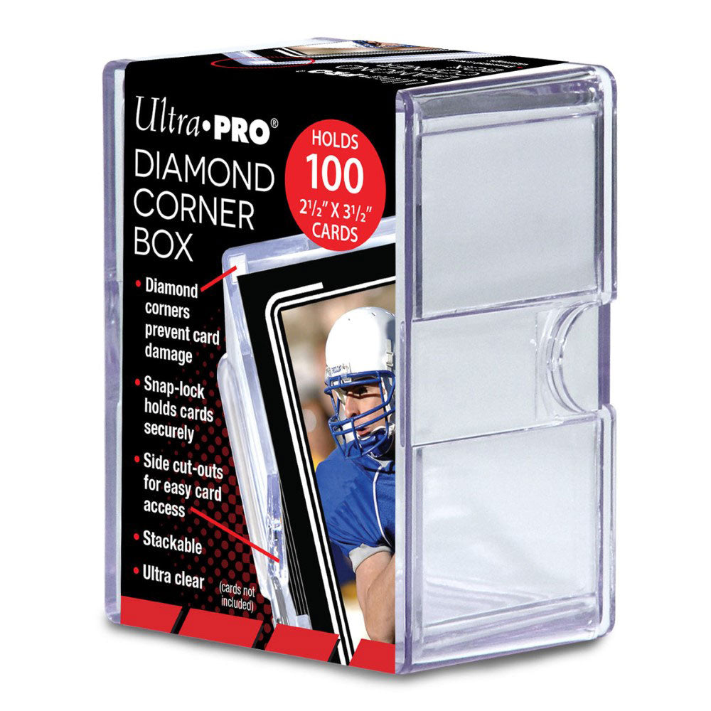Ultra Pro Diamond Corner Card Storage Box (Clear)