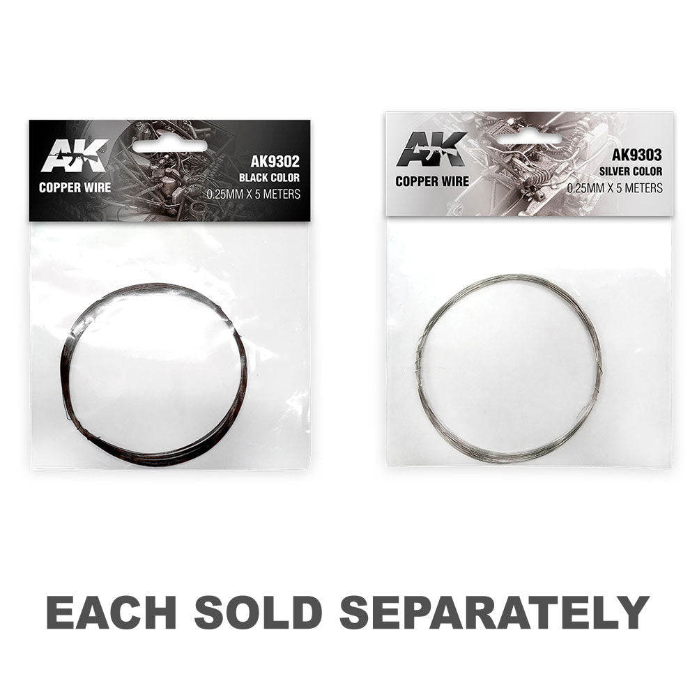 AK Interactive Copper Wire (0.25mmx5m)