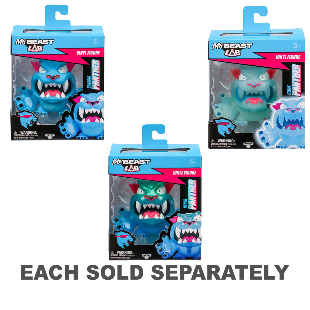 Mr Beast Lab Vinyl Panther Figure Pack