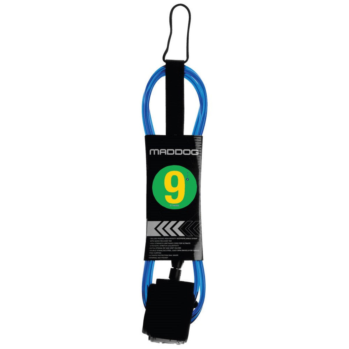 Maddog Surfboard Leash (Blue)