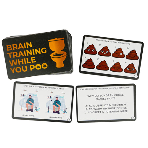 Gift Republic Brain Training While You Poo