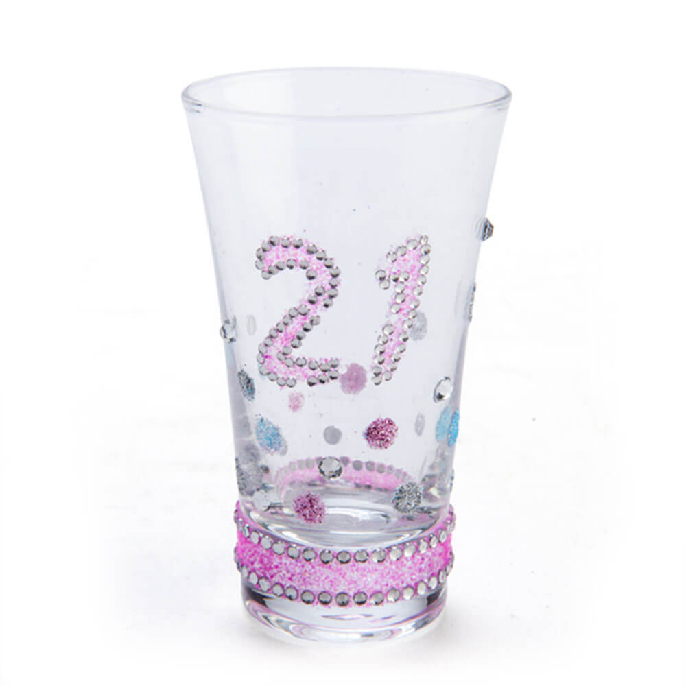 Verjaardag Sparkle Shot Glass